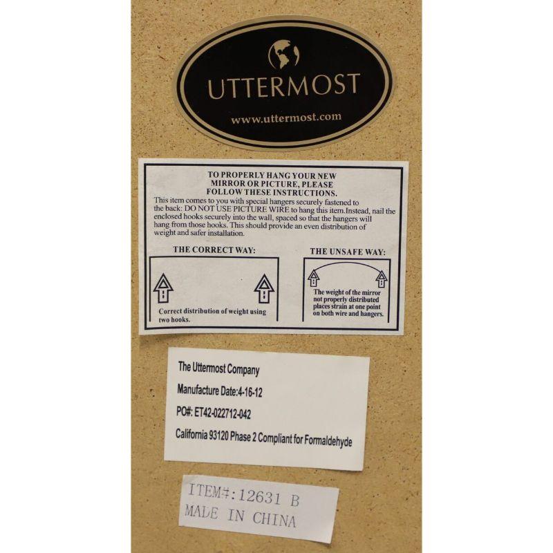 UTTERMOST Valonia - Specchio da parete smussato in oro anticato 2
