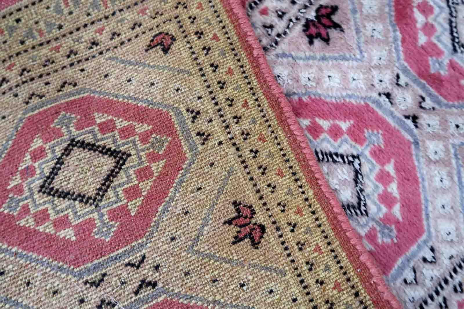 Uzbekischer Bukhara-Teppich, 1970er Jahre, 1C873 (Usbekisch) im Angebot