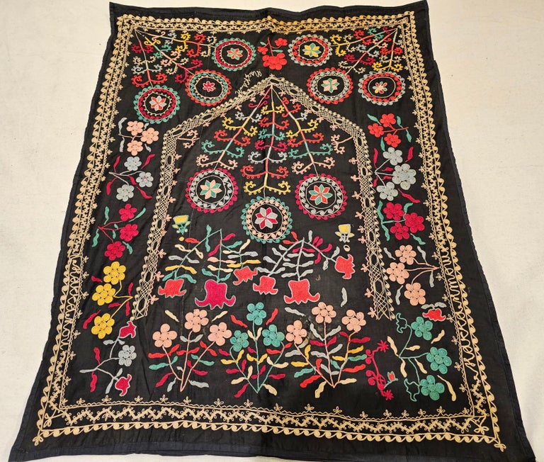 Vintage hand embroidery small rugs aesthetic Hangingself made mini