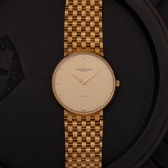 Vintage Vacheron Constantin 18 Karat Yellow Gold 32mm Dial