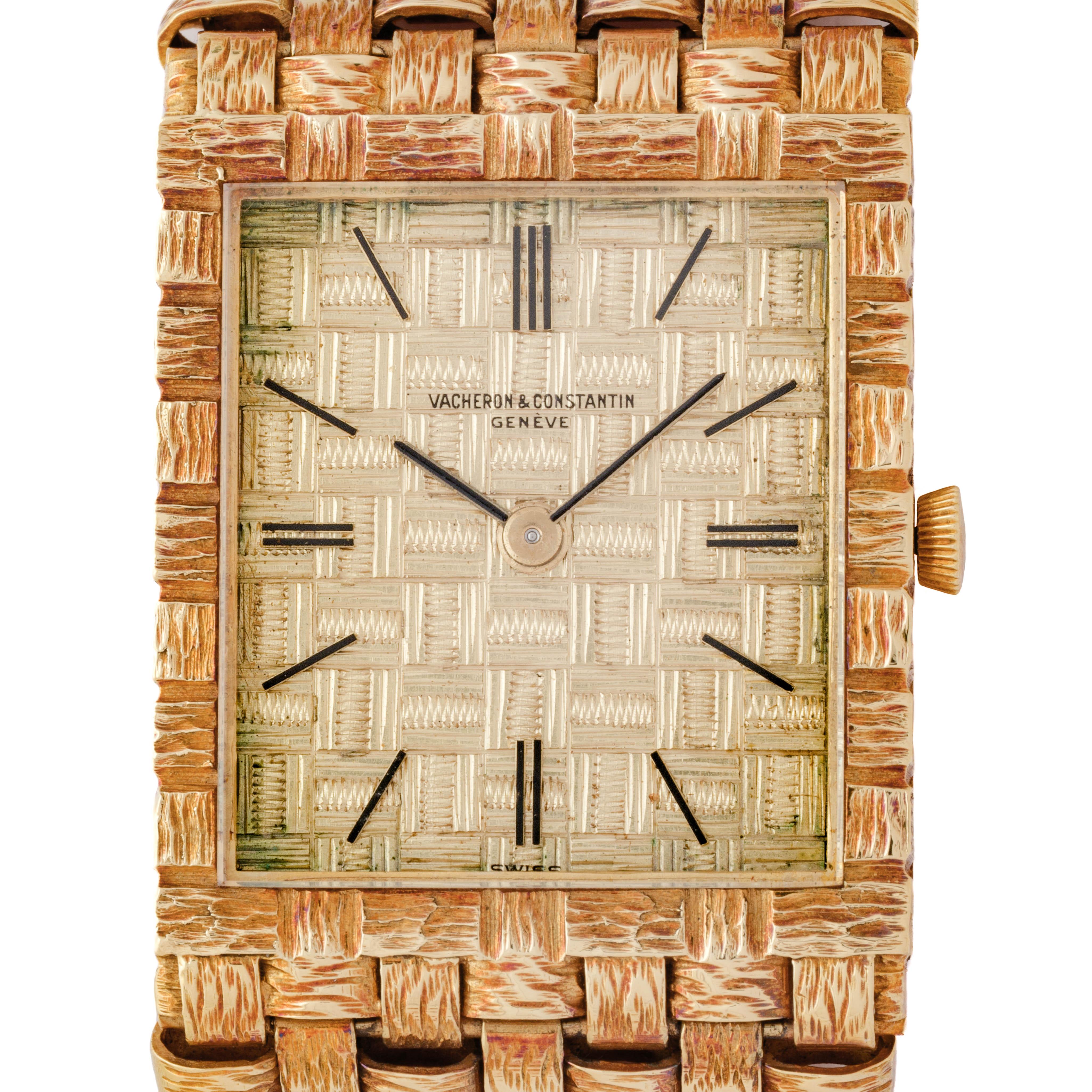 Vacheron Constantin d'epoca in oro giallo 18 carati Modello 33030 Mesh Doll Watch In condizioni buone in vendita a New York, NY