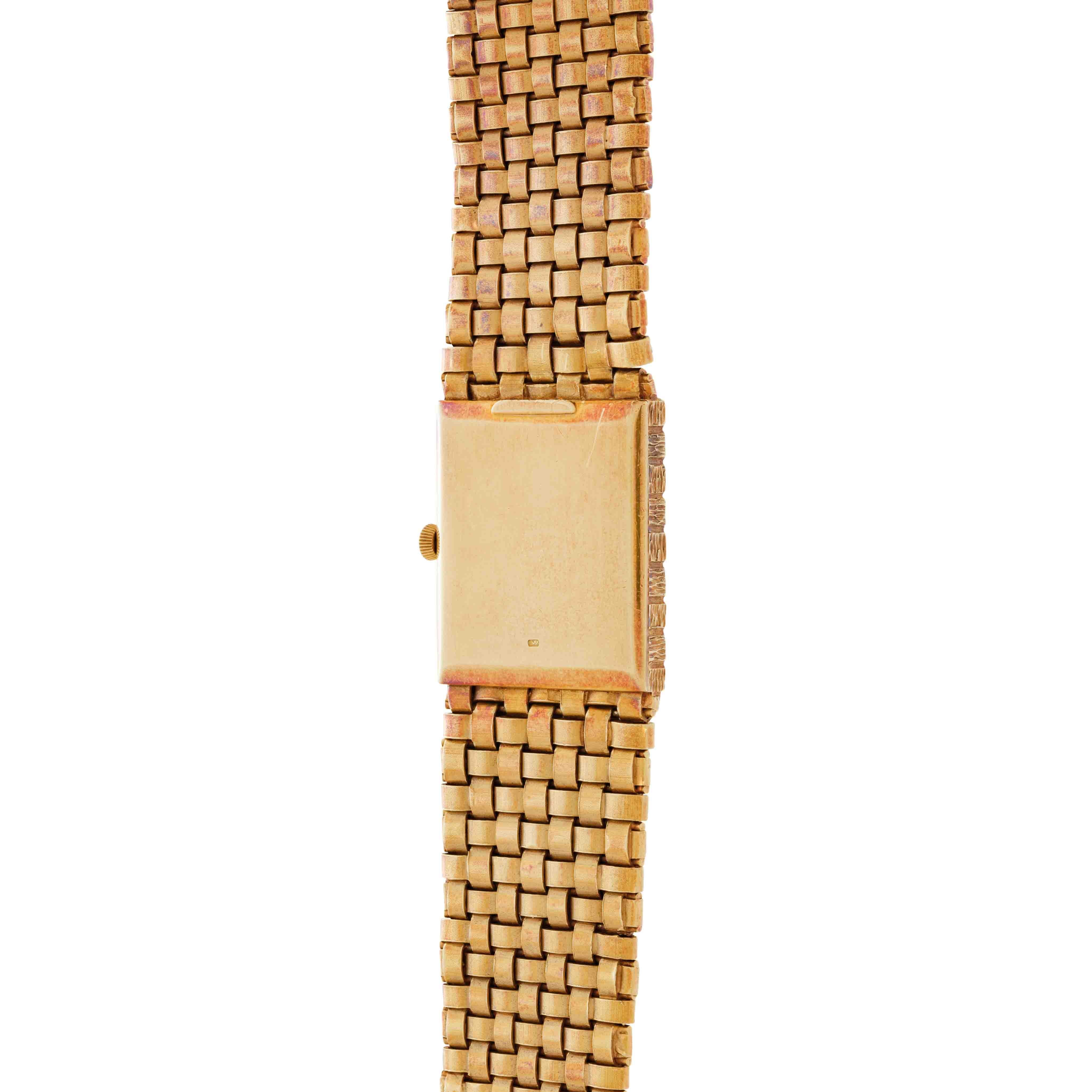 Vacheron Constantin d'epoca in oro giallo 18 carati Modello 33030 Mesh Doll Watch in vendita 2