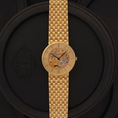 Vintage Vacheron Constantin 18 Karat Yellow Gold  Squelette Skelitized Watch