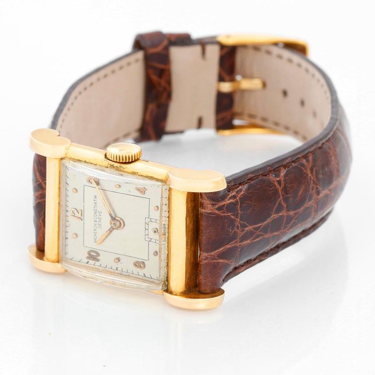 Vintage Vacheron Constantin 18 Karat Gold Art Deco Men's Watch at 1stDibs