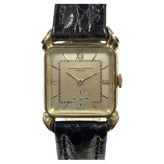 Vintage Vacheron & Constantin 18k Mechanical Wrist Watch with Scroll Lugs