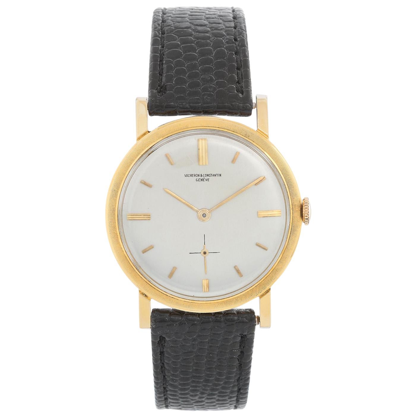 Vintage Vacheron Constantin 18 Karat Yellow Gold Men's Watch