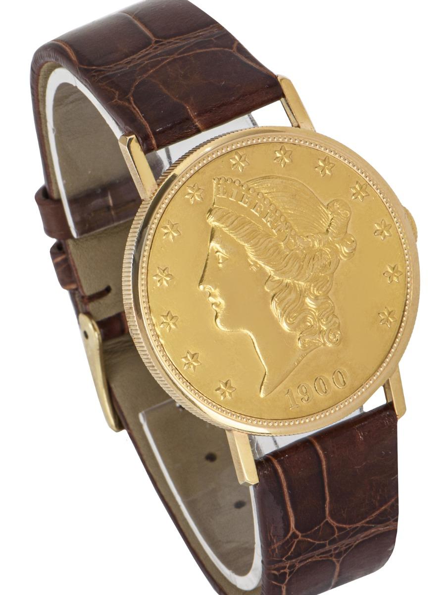 vintage coin watch