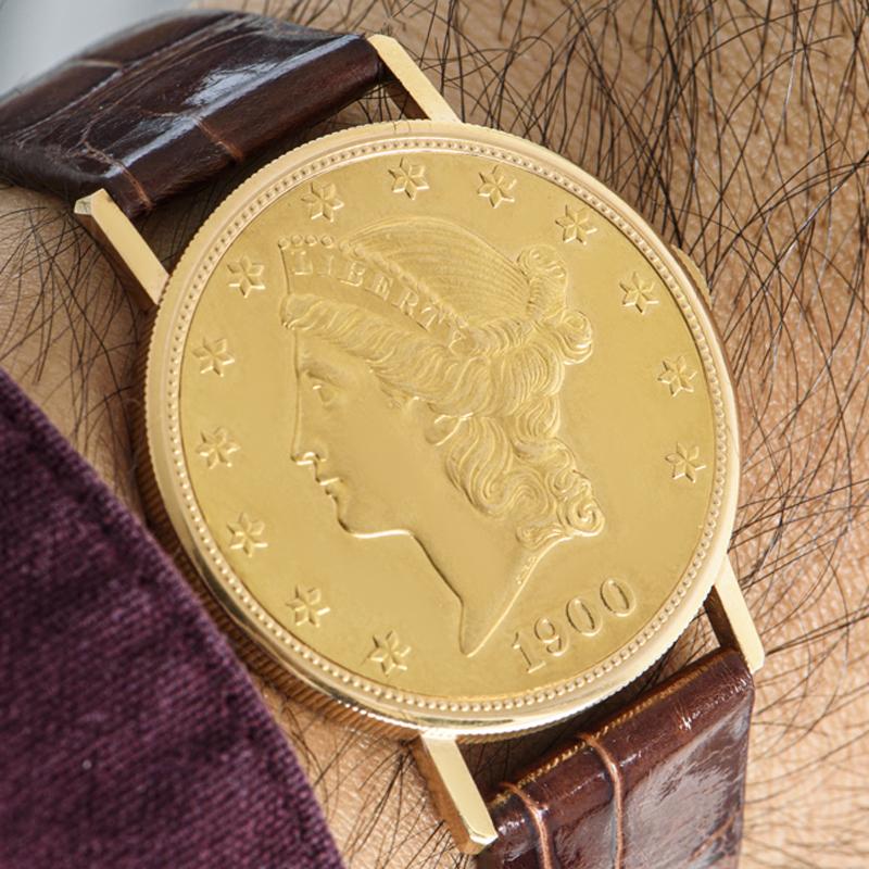 Vintage Vacheron Constantin Coin Watch Yellow Gold 6510 For Sale 1