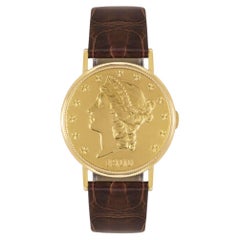 Vintage Vacheron Constantin Coin Watch Yellow Gold 6510