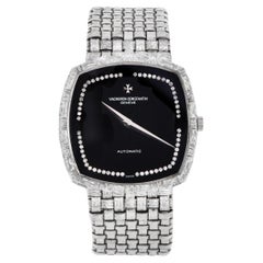 Vintage Vacheron Constantin  Onyx Diamond Dial 18K Gold Watch Ref. 7391 0