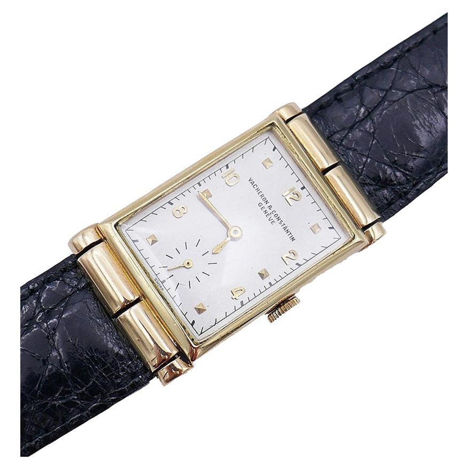 Vintage Vacheron and Constantin Armbanduhr 14k Gold Estate Jewelry 