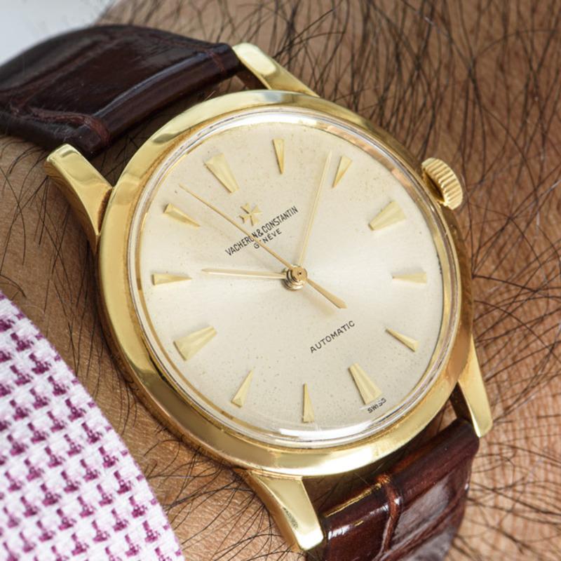 Vintage Vacheron Constantin Yellow Gold 6378 Watch For Sale 1