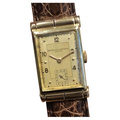 Orologio da polso Vacheron & Constantin d'epoca in oro giallo con ansa coperta