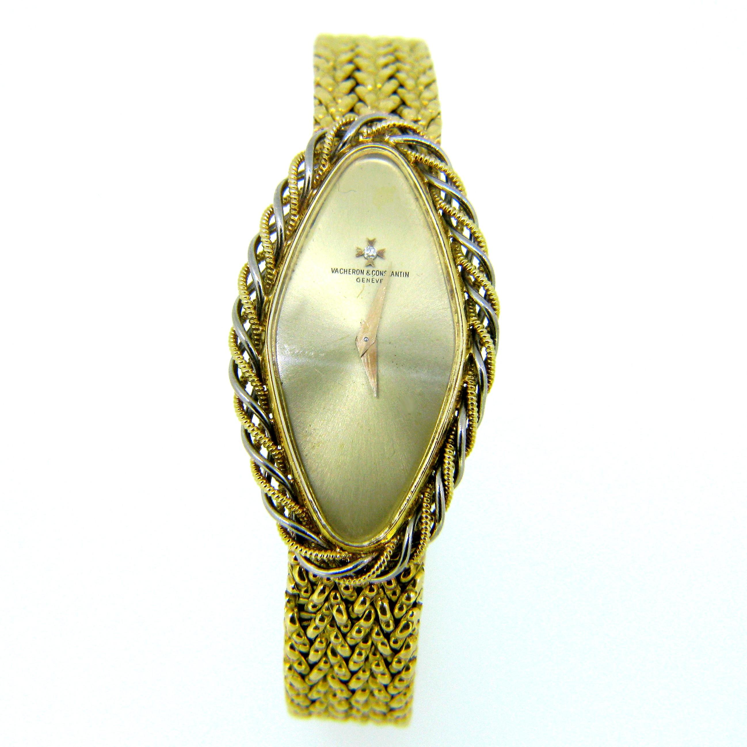 Vintage Vacheron Constantin Yellow Gold Lady Wristwatch 4