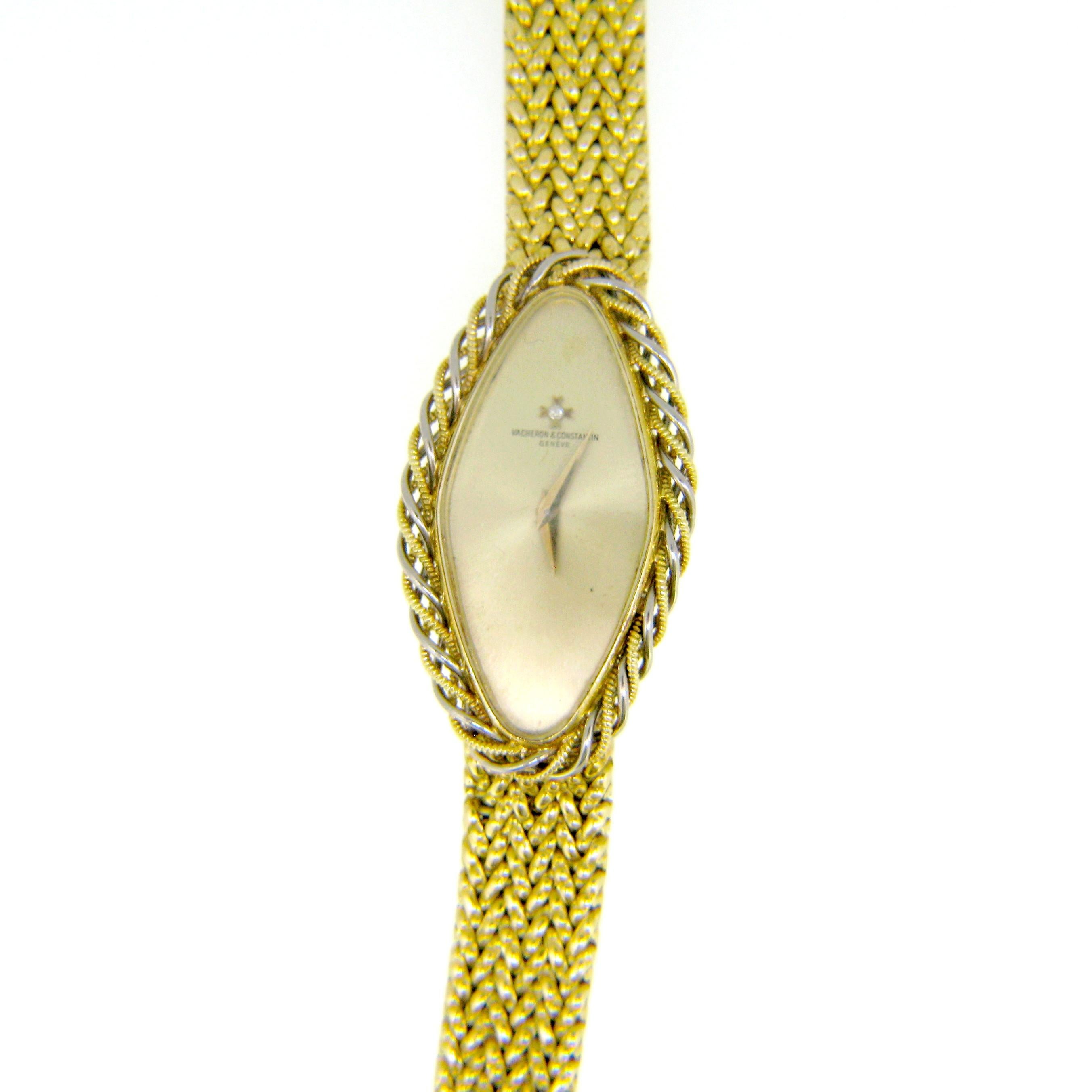 Vintage Vacheron Constantin Yellow Gold Lady Wristwatch 3