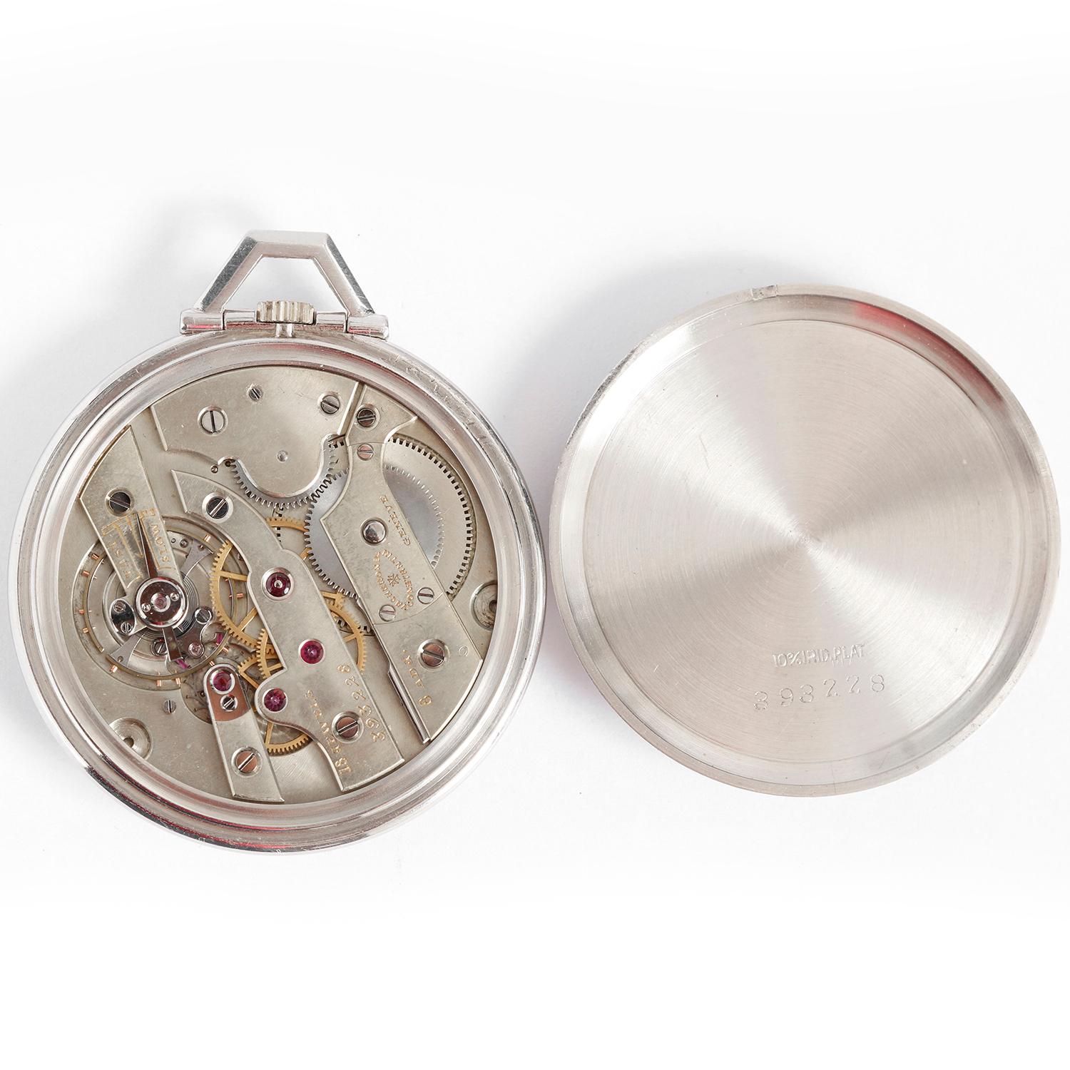 platinum vacheron constantin pocket watch