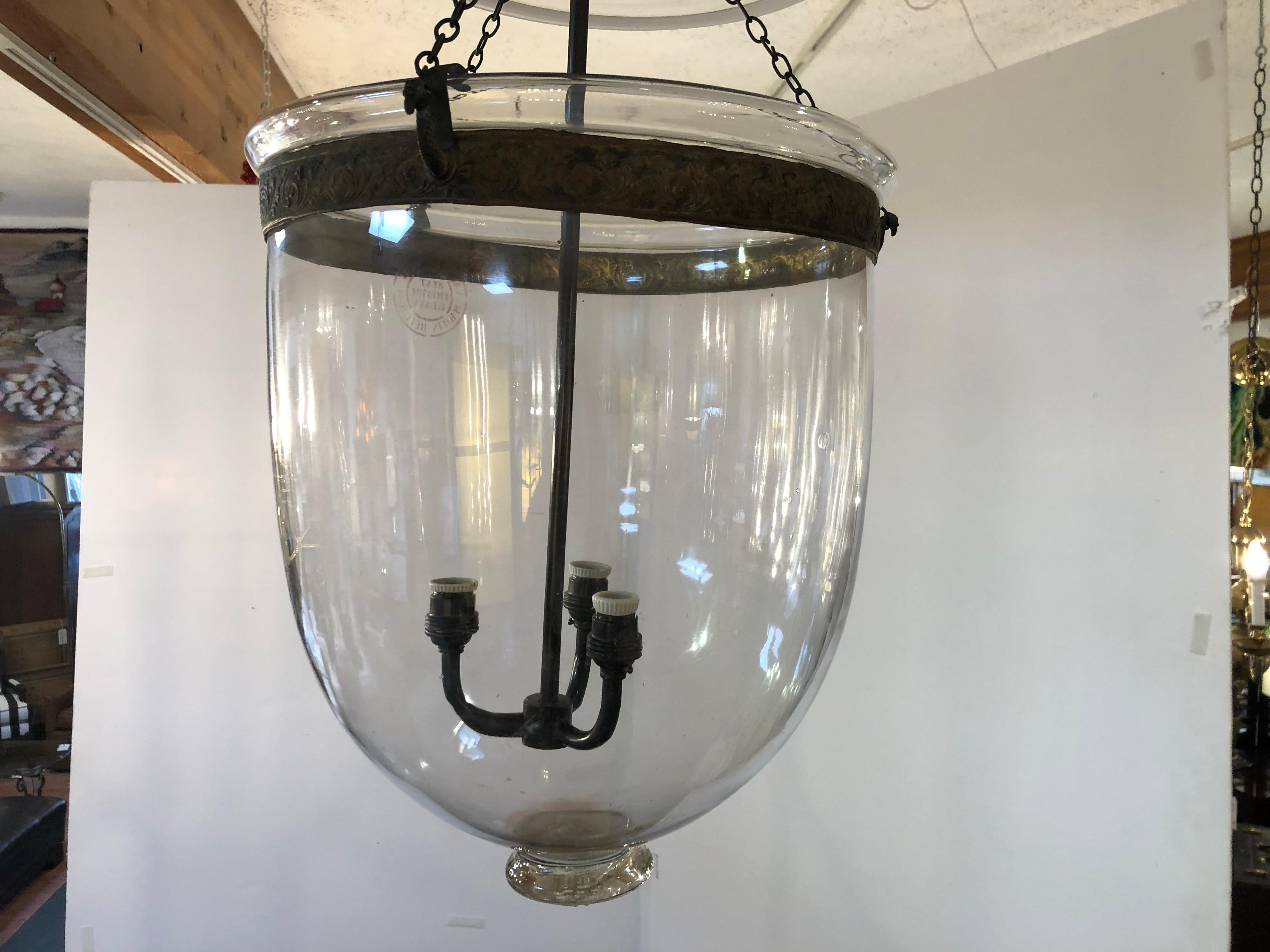 Vintage Val Saint Lambert Hundi Lantern For Sale 7