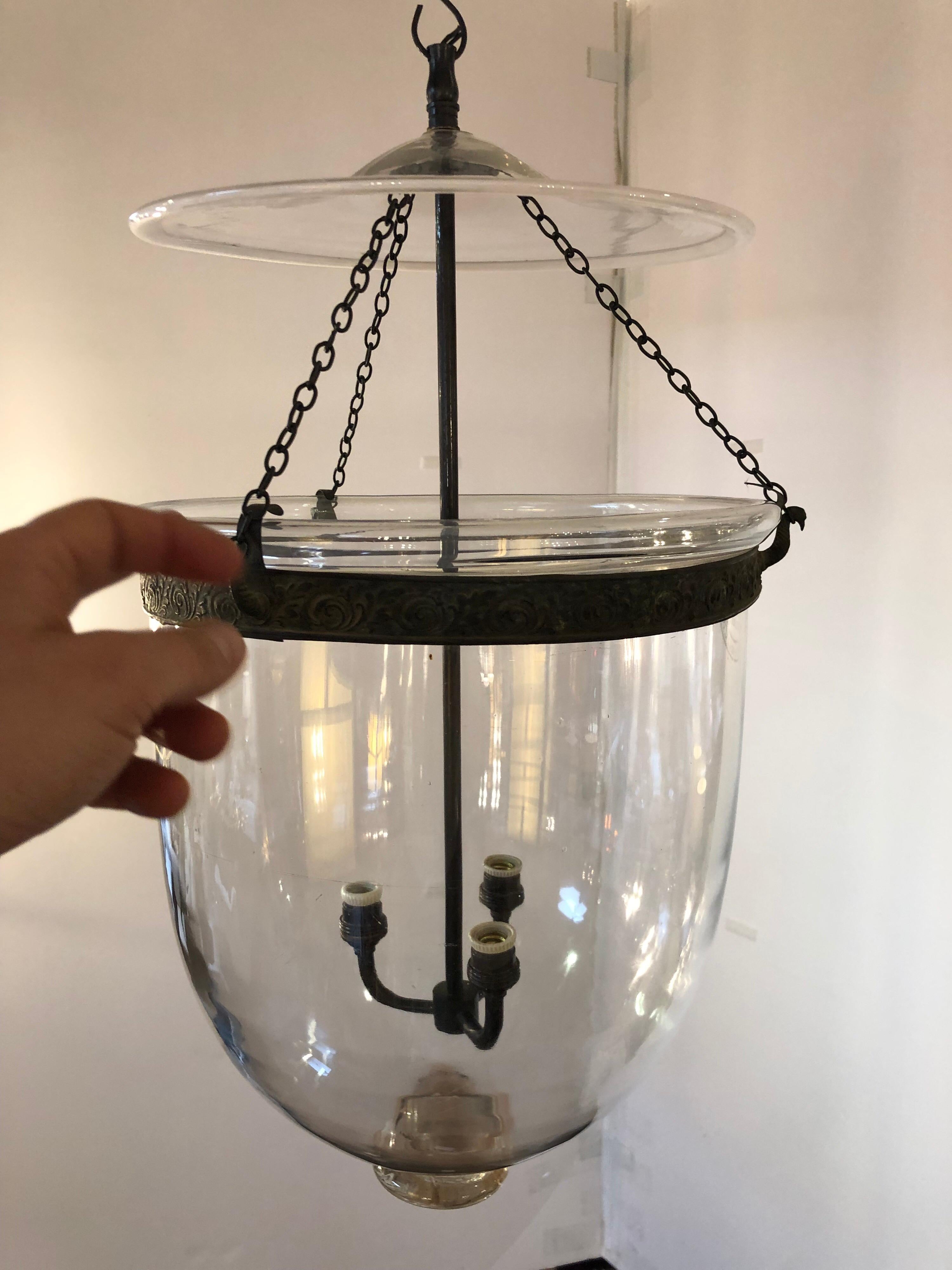 Vintage Val Saint Lambert Hundi Lantern For Sale 2