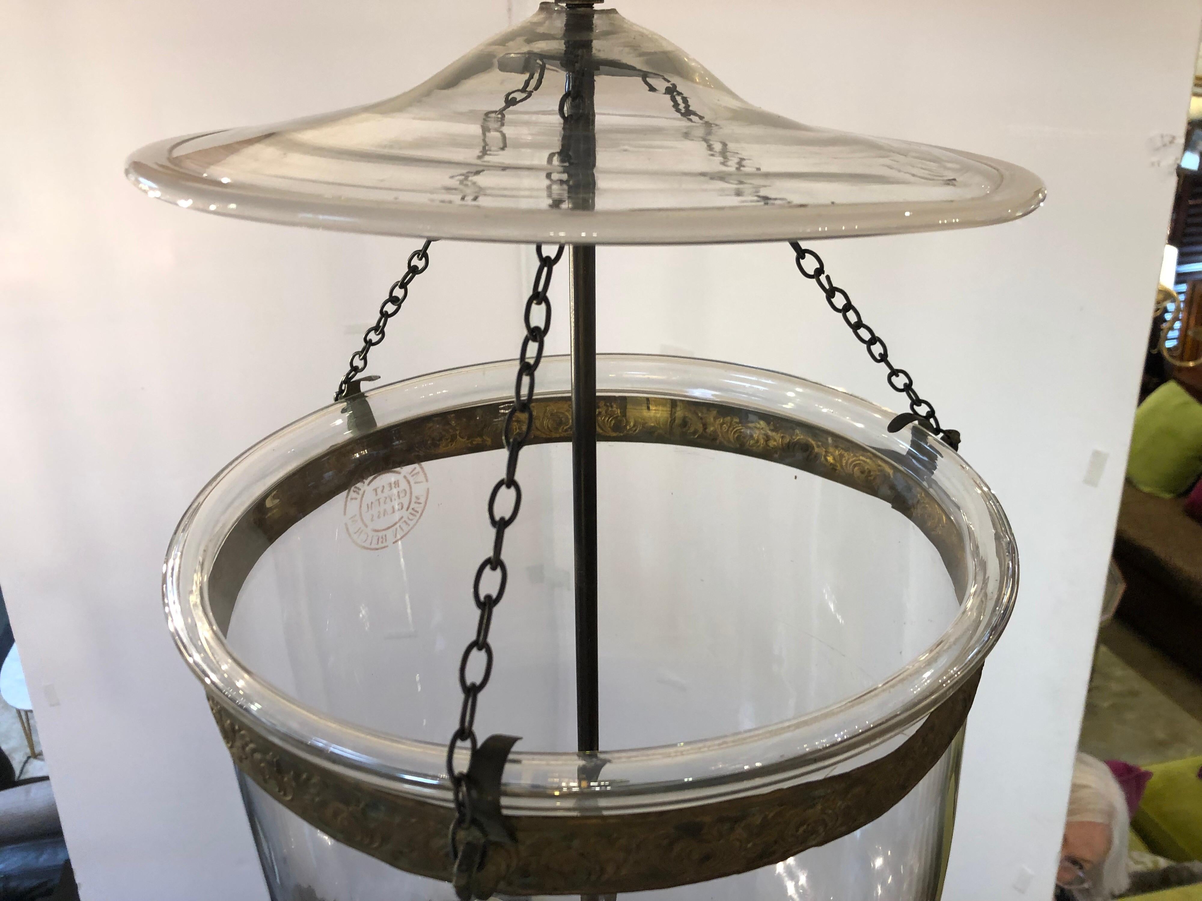 Vintage Val Saint Lambert Hundi Lantern For Sale 4