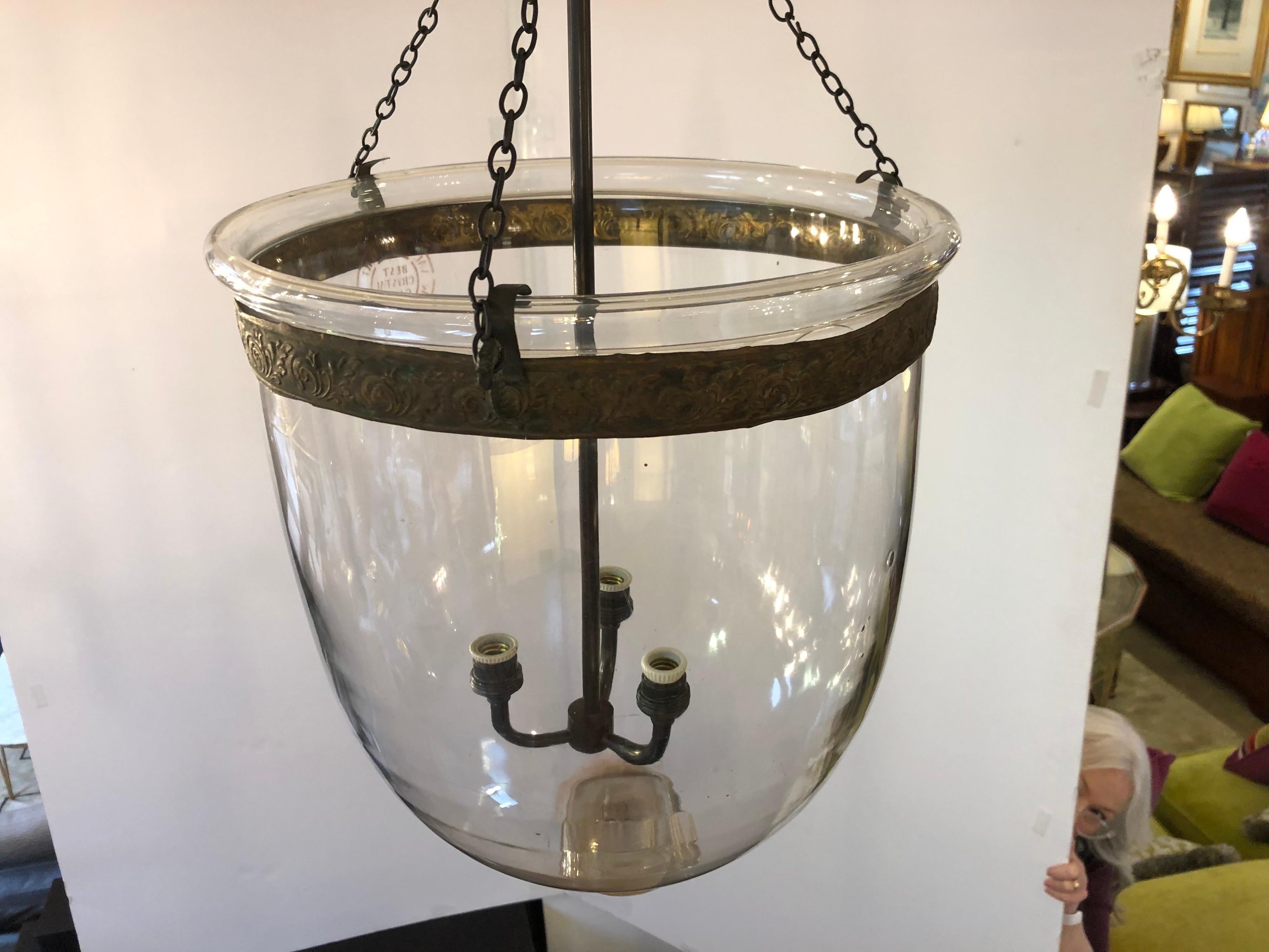 Vintage Val Saint Lambert Hundi Lantern For Sale 5