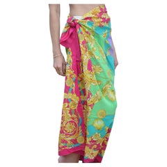 Pareo/foulard Valditevere Firenze baroque imprimé coquillage