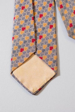 Vintage Valentino all-silk grey tie