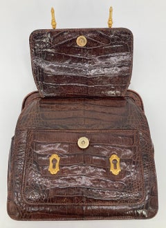 Vintage Valentino Alligator Handbag c1960s