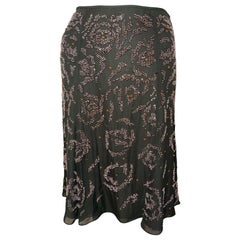 Vintage Valentino beaded embellished skirt new/with tags