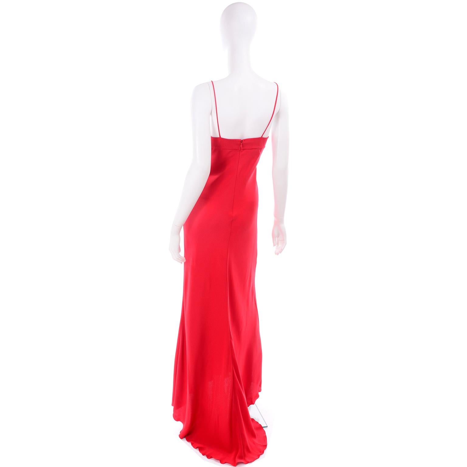 valentino red gown