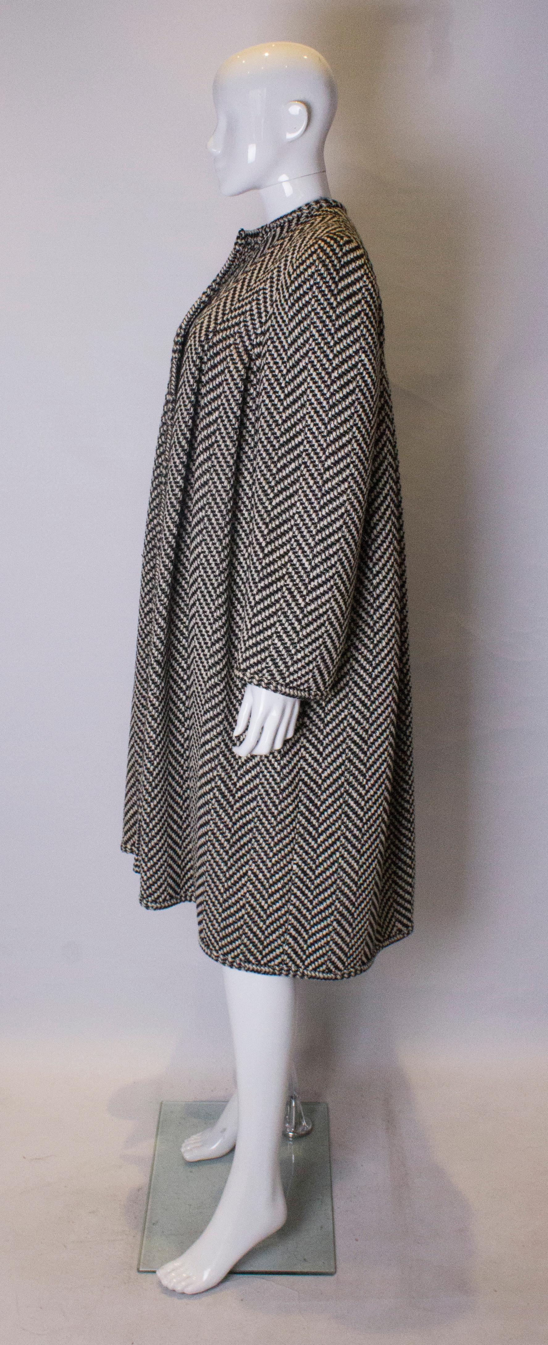 Vintage Valentino Couture Coat In Good Condition In London, GB