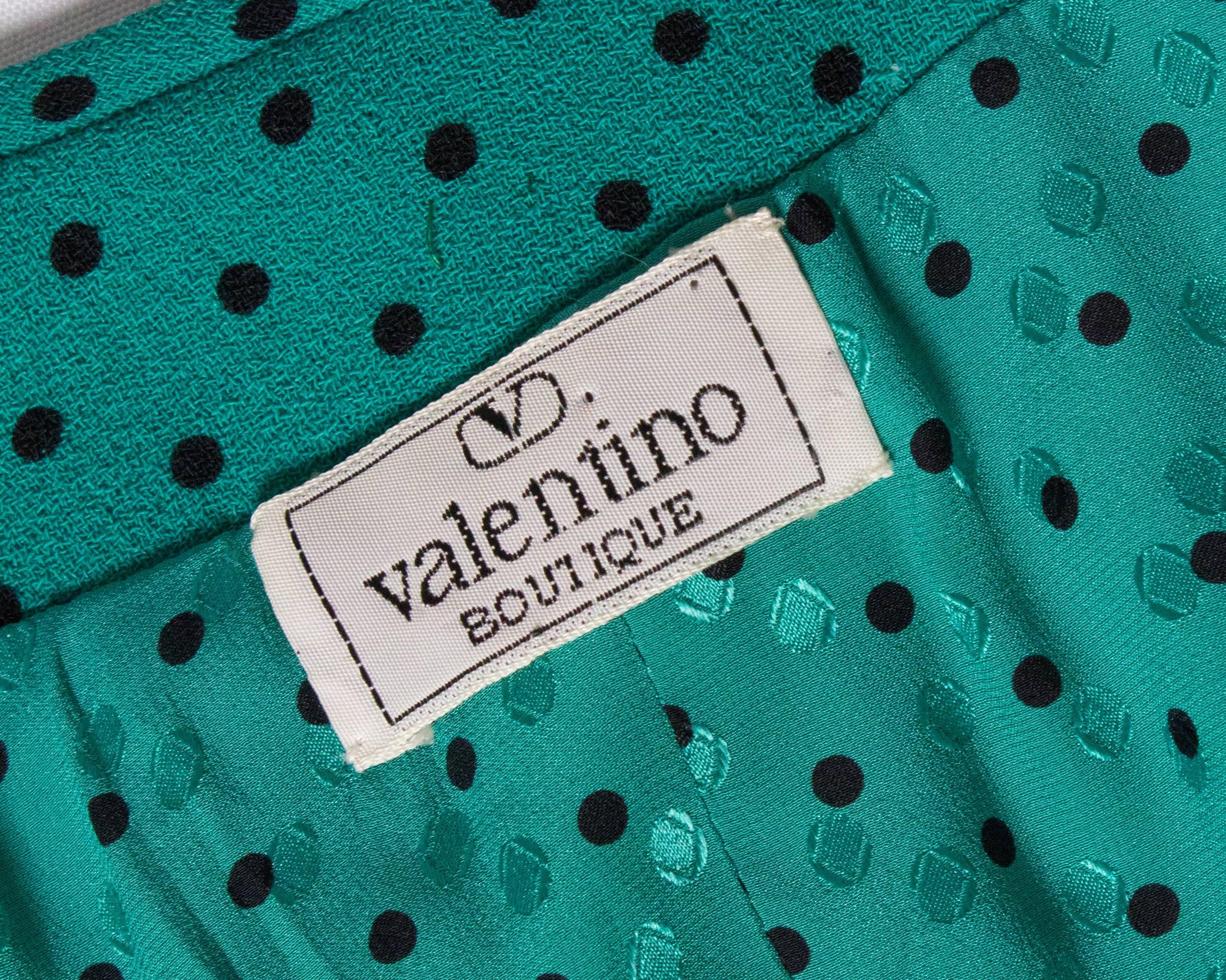 Vintage Valentino Jacket Polka Dot For Sale 3