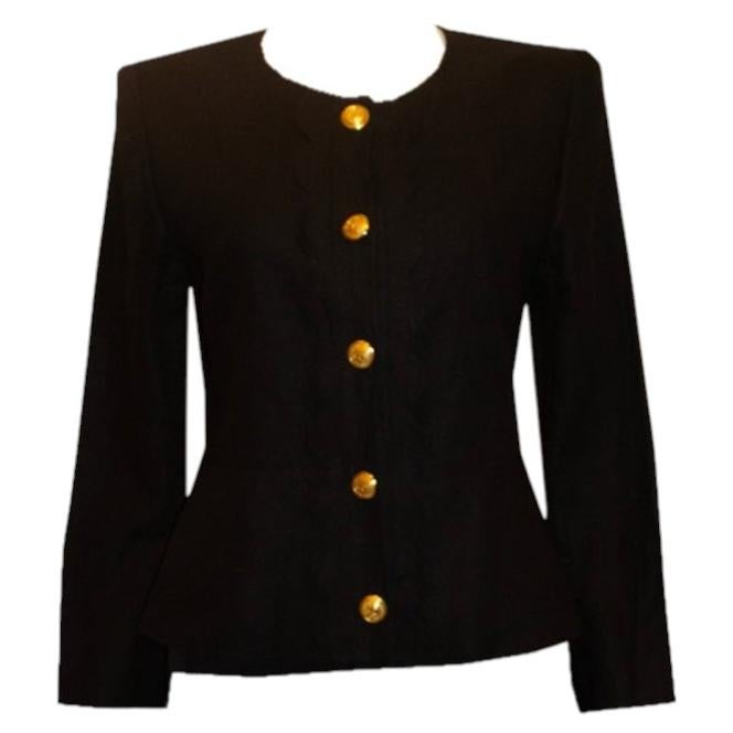 Vintage-Leinenjacke von Valentino