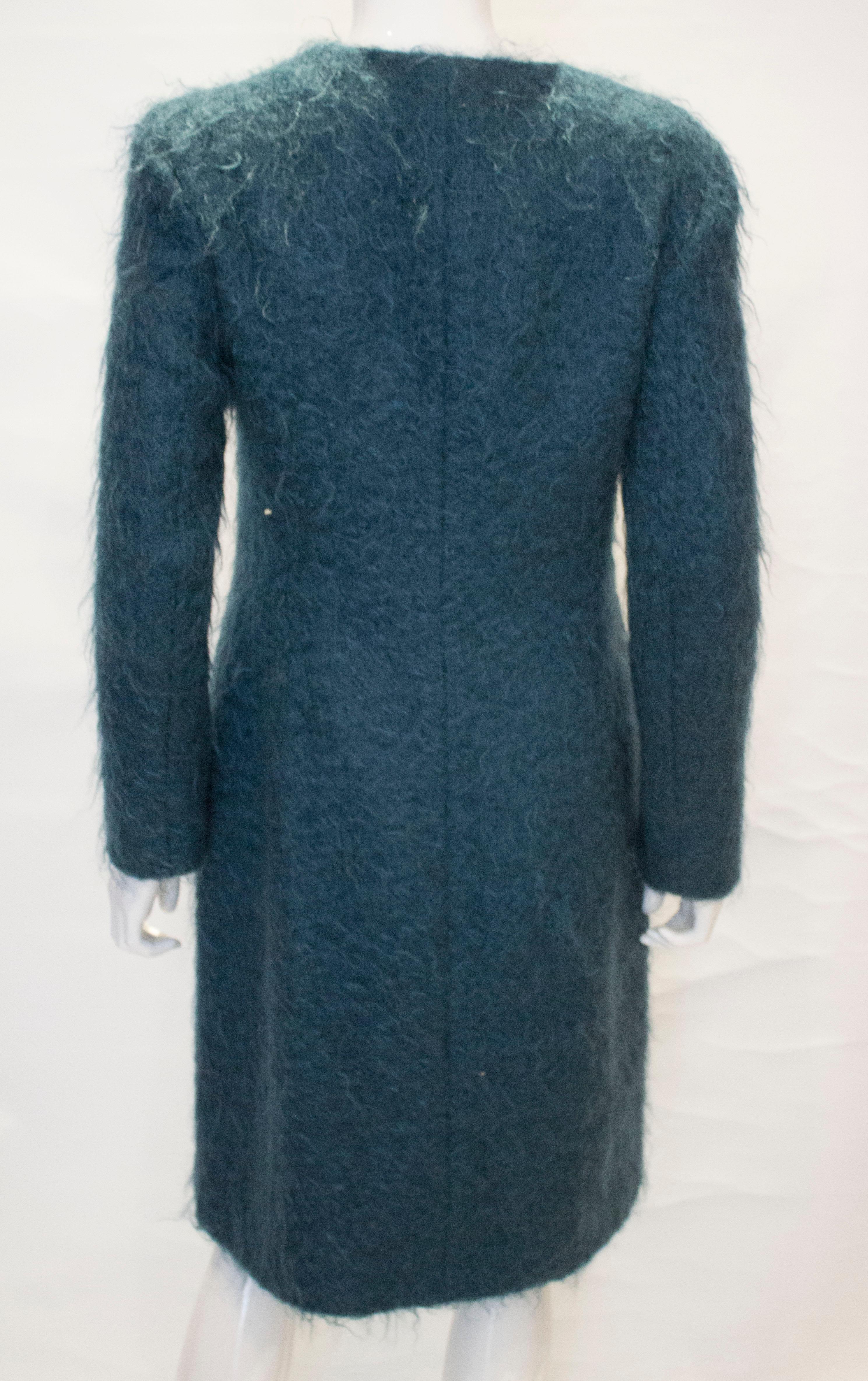 Vintage Valentino Mohair Coat For Sale 1
