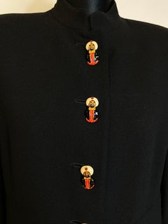 Vintage Valentino night black jacket