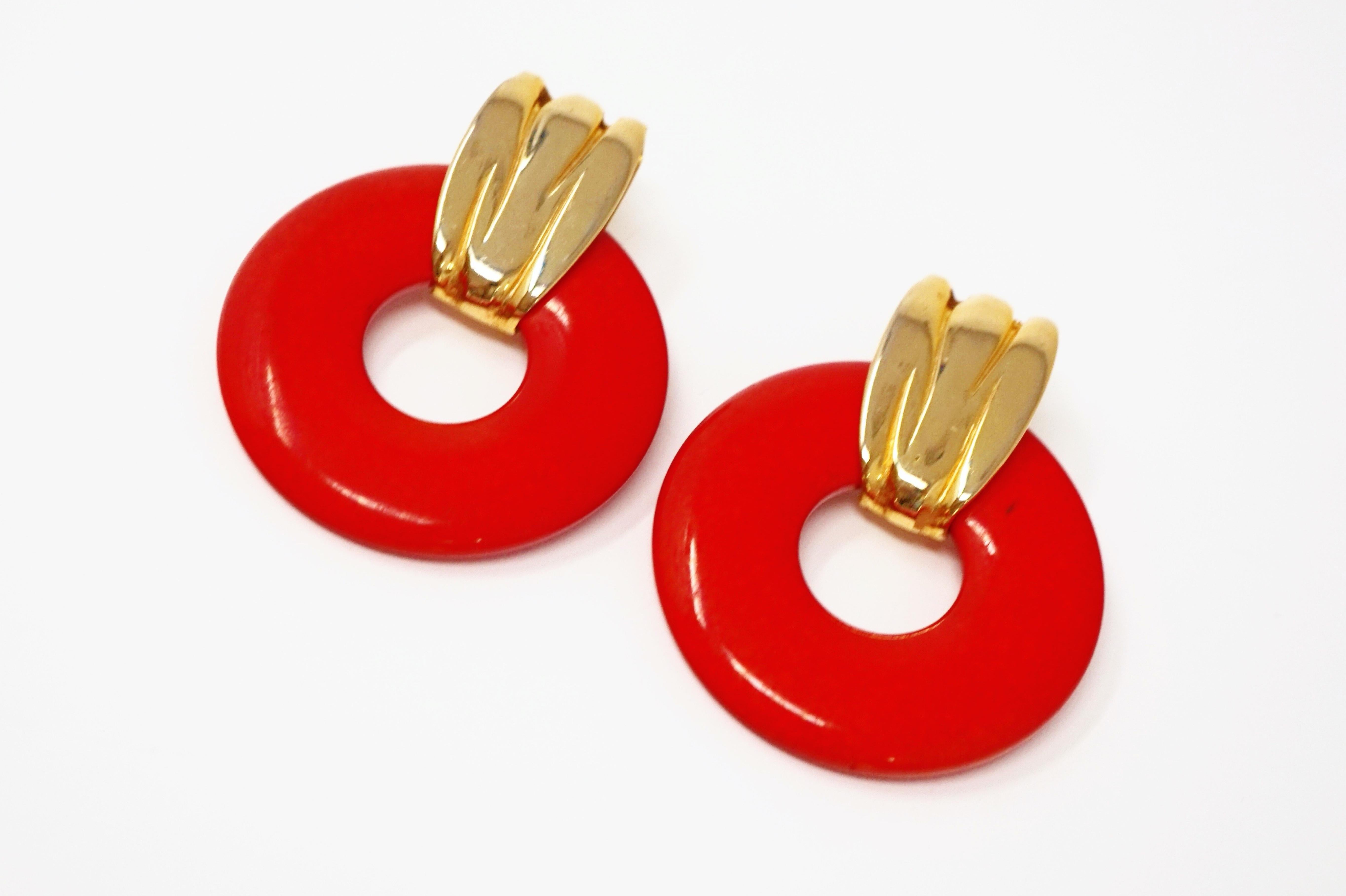 valentino earrings hoops