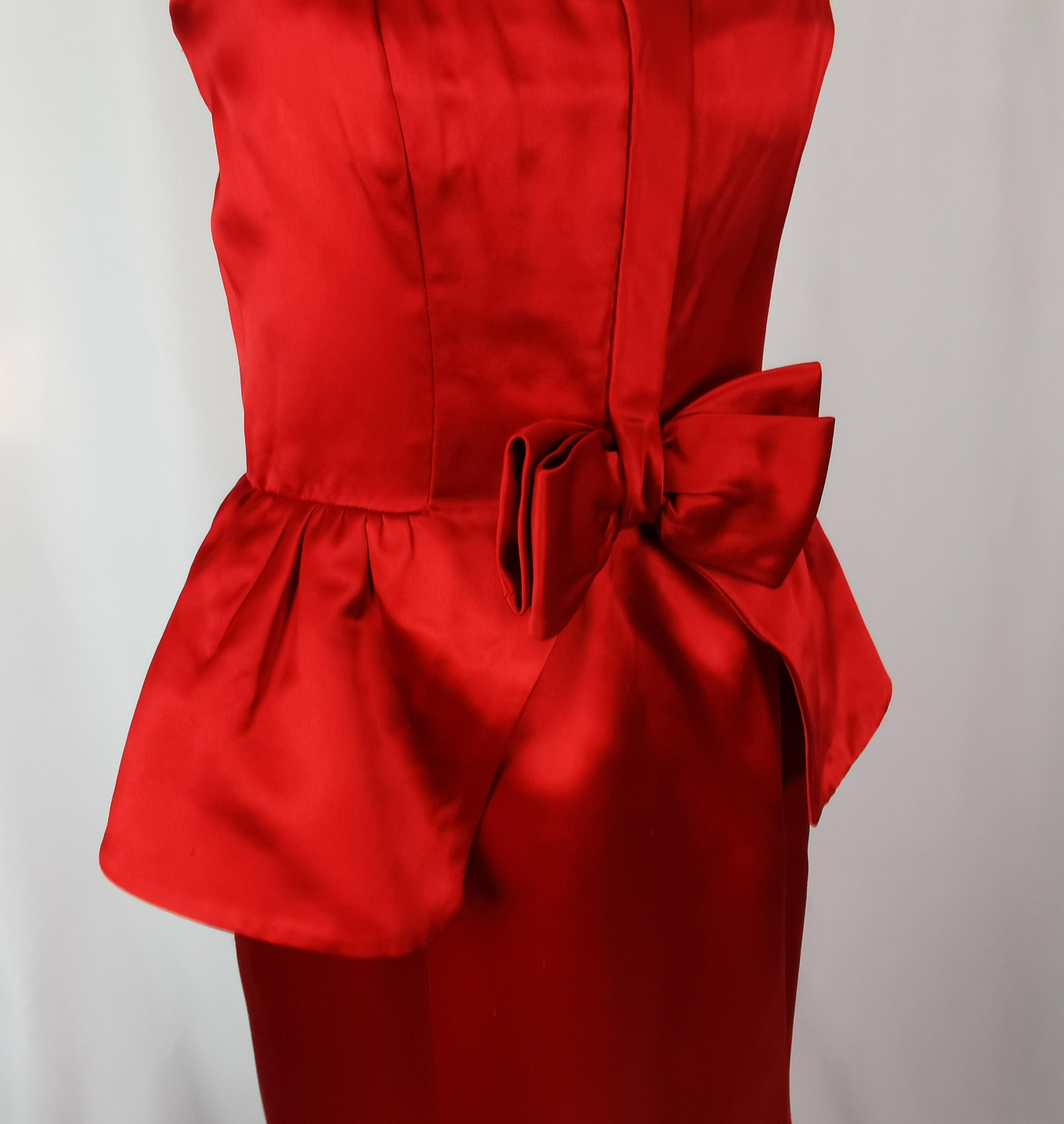 vintage valentino red dress