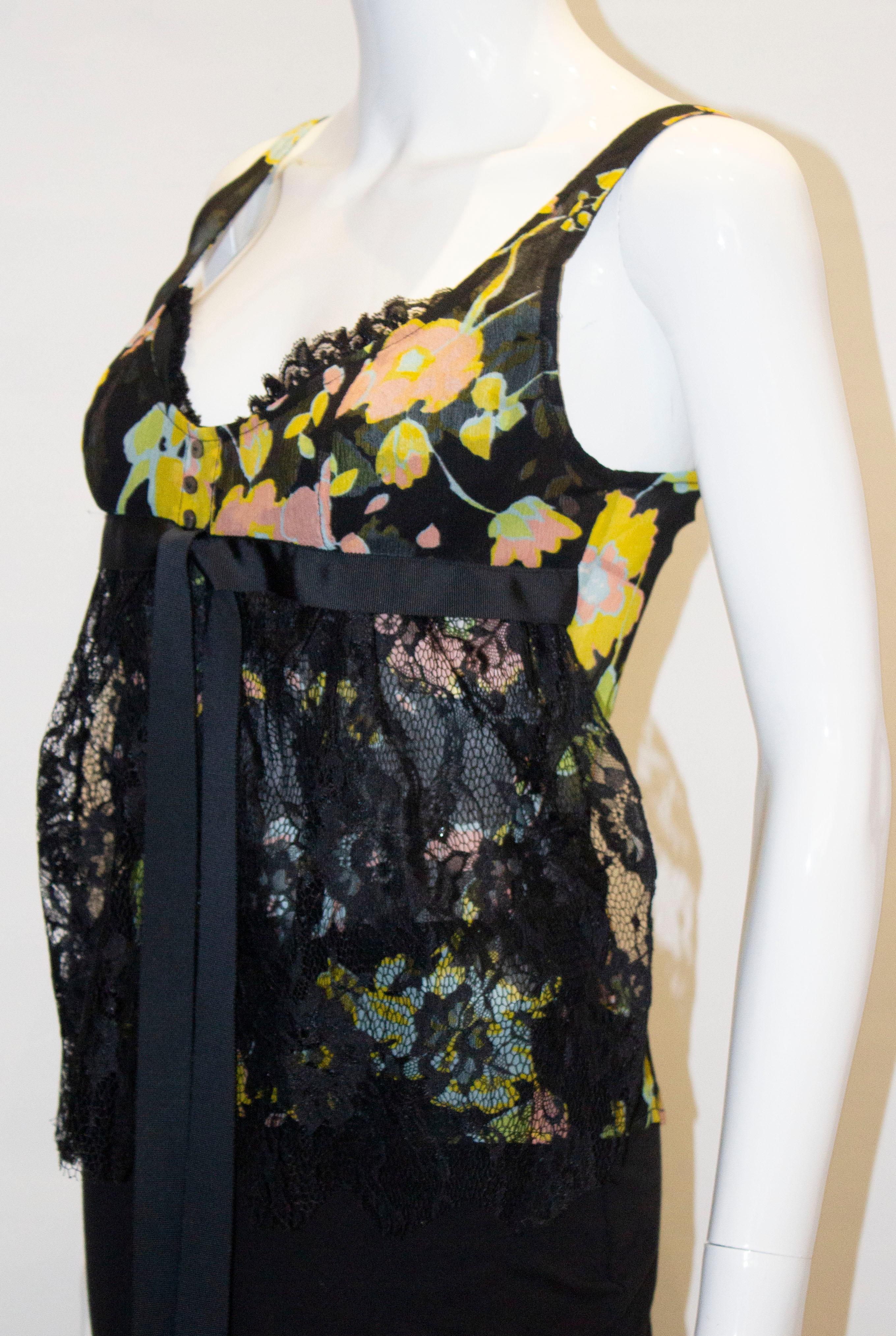 Vintage Valentino Seiden-Cami-Top im Zustand „Gut“ im Angebot in London, GB