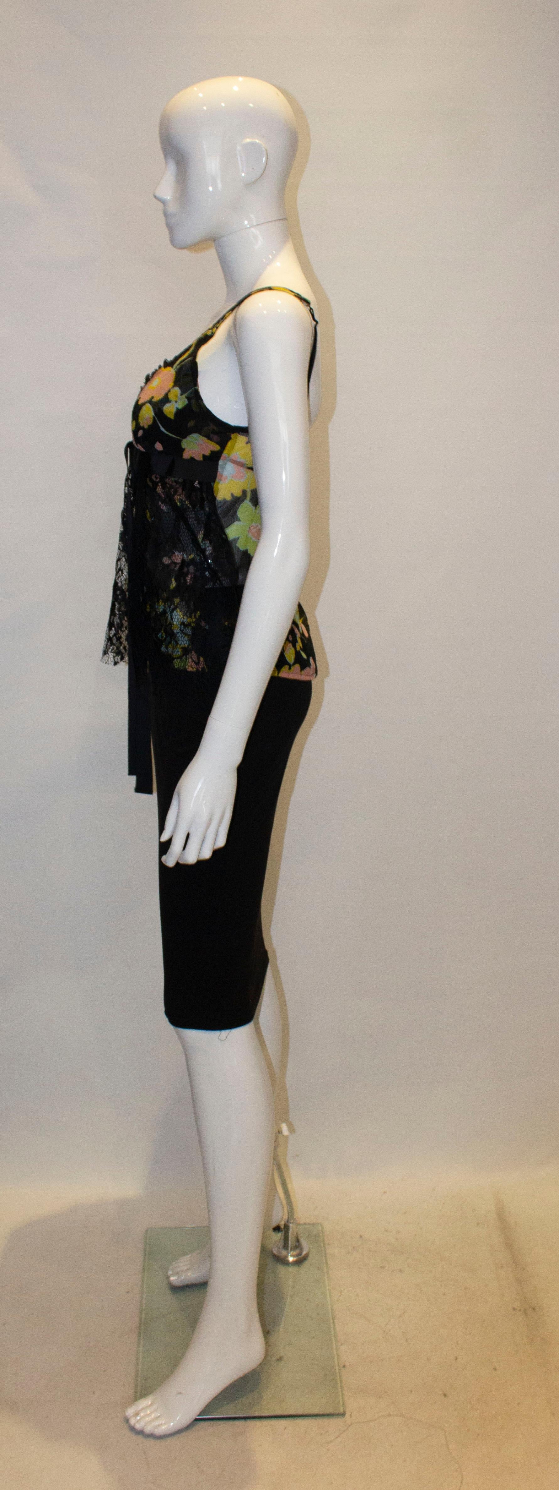 Vintage Valentino Seiden-Cami-Top Damen im Angebot