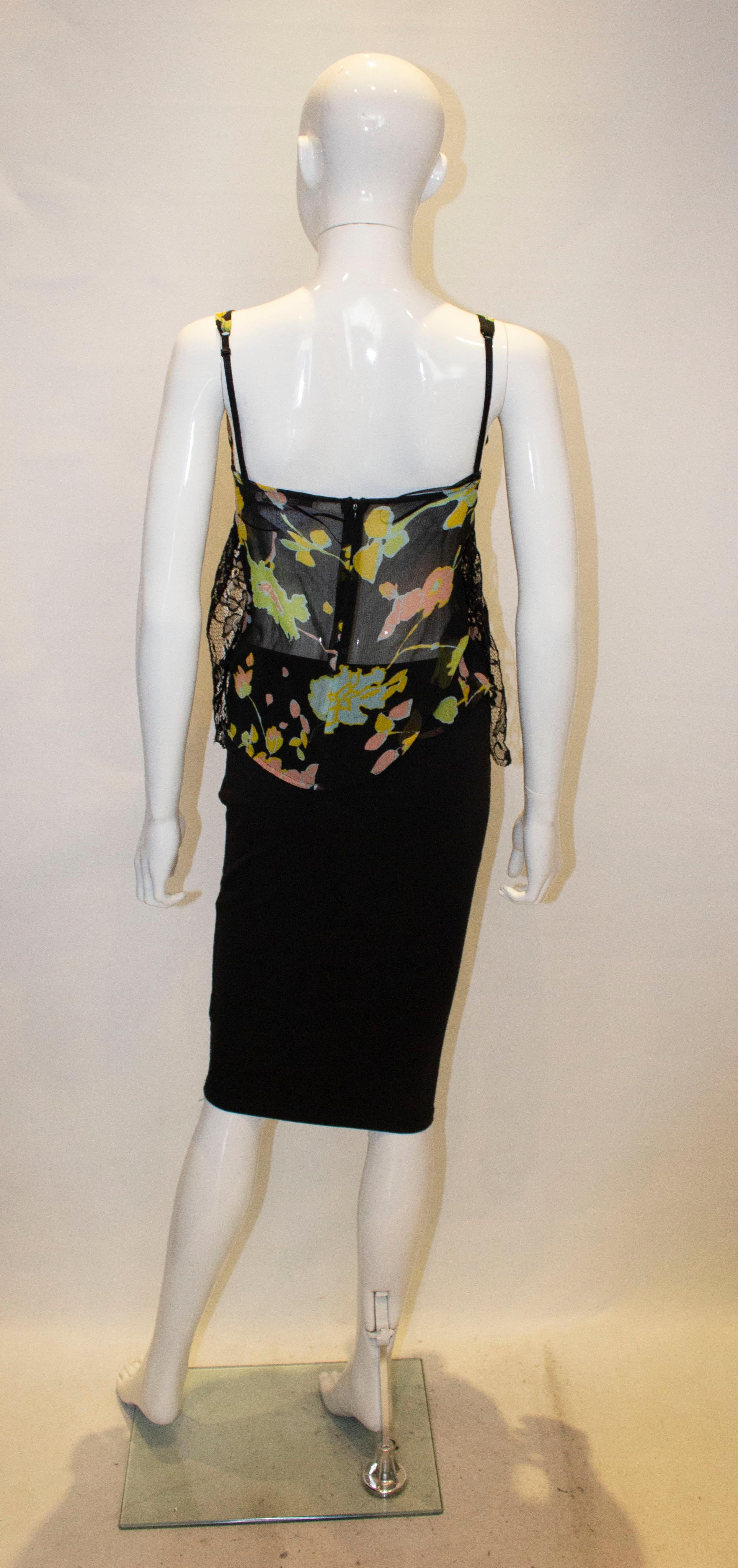 Vintage Valentino Seiden-Cami-Top im Angebot 2