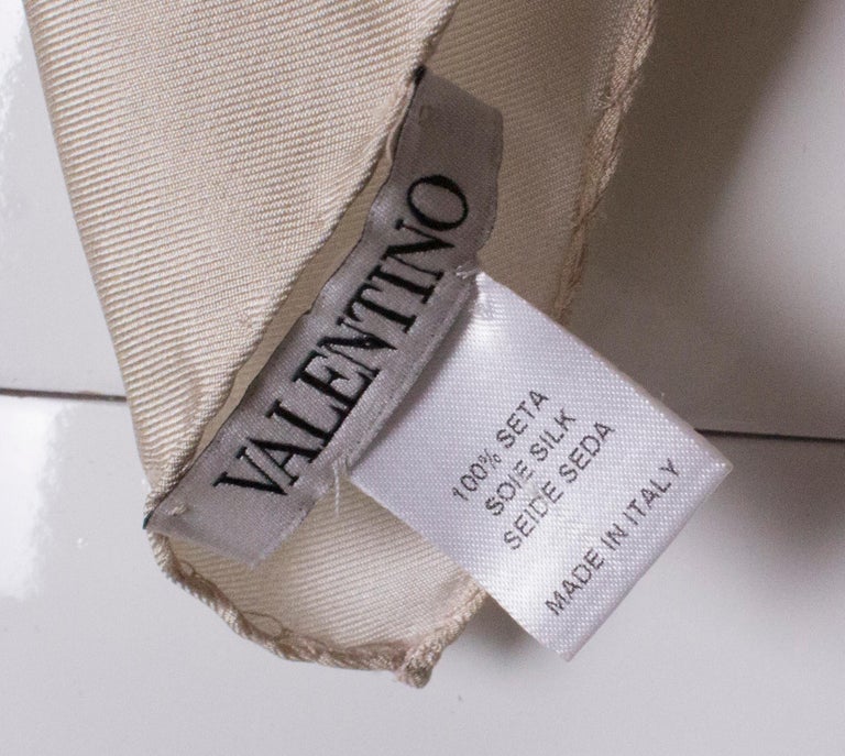 Vintage Valentino Silk Scarf at 1stDibs | valentino scarf silk, vintage ...