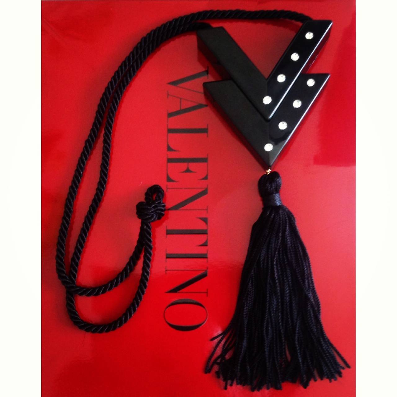 Women's Vintage Valentino Tassel Necklace For Sale