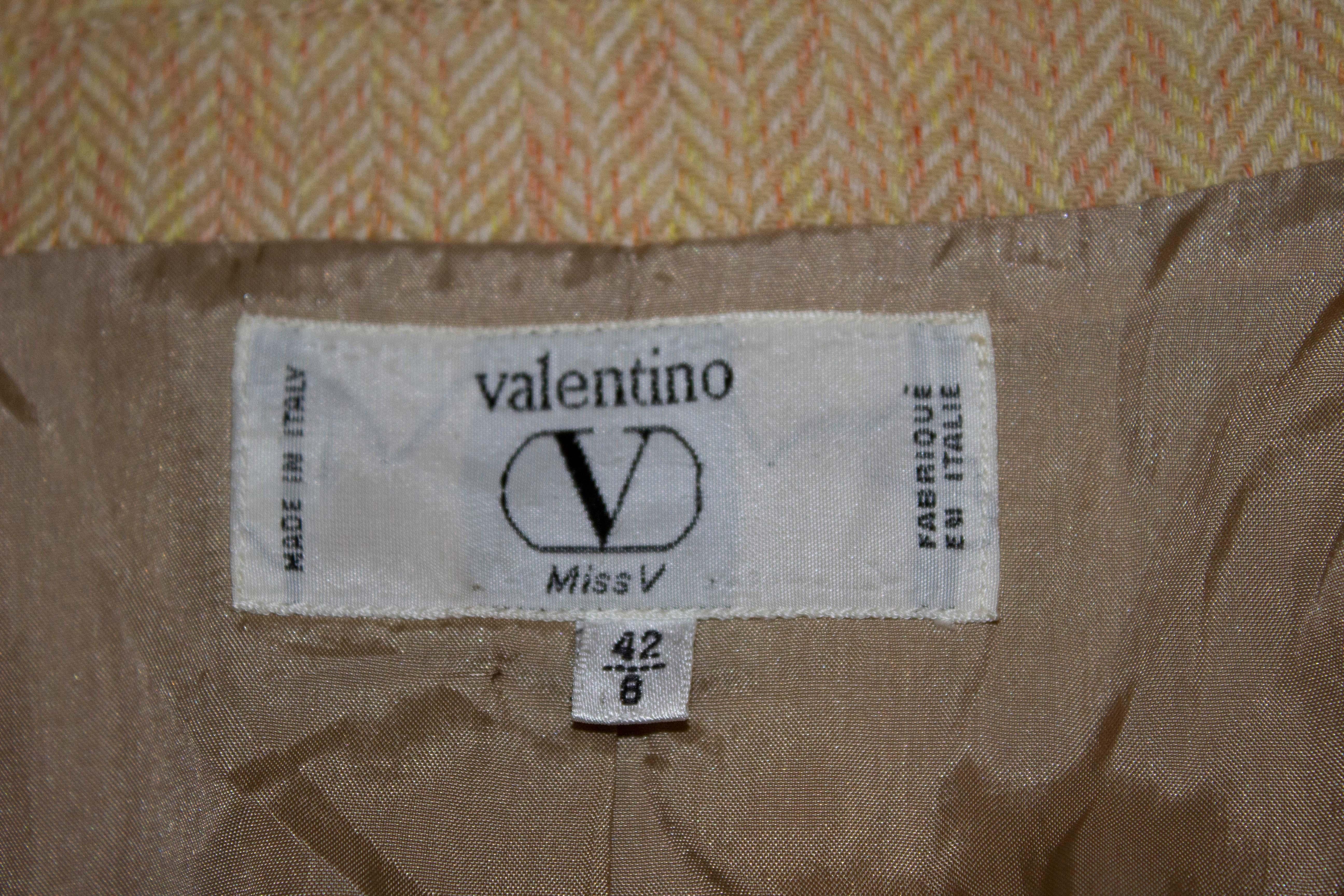 Women's Vintage Valentino Wool Jacket For Sale
