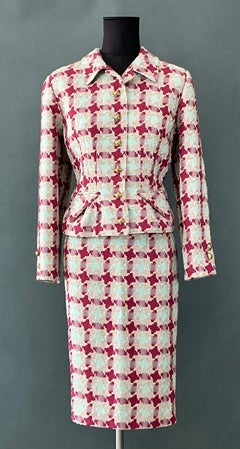 Vintage Valentino Woven Skirt Suit