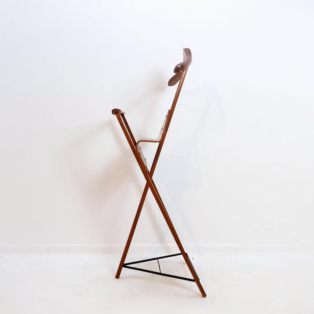 Mid-Century moderno Portavalori d'epoca di Lucien De Roeck per Bois Manu - Belgio anni '50 in vendita