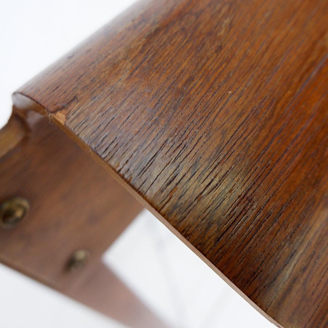Legno Portavalori d'epoca di Lucien De Roeck per Bois Manu - Belgio anni '50 in vendita