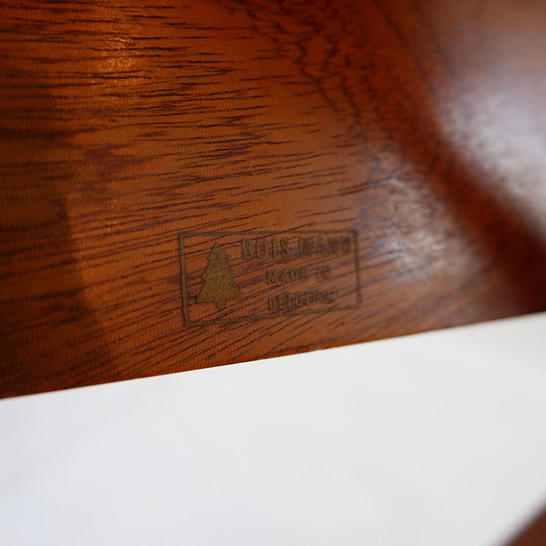 Portavalori d'epoca di Lucien De Roeck per Bois Manu - Belgio anni '50 in vendita 2