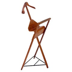 Vintage Valet stand by Lucien De Roeck for Bois Manu - Belgium 1950s