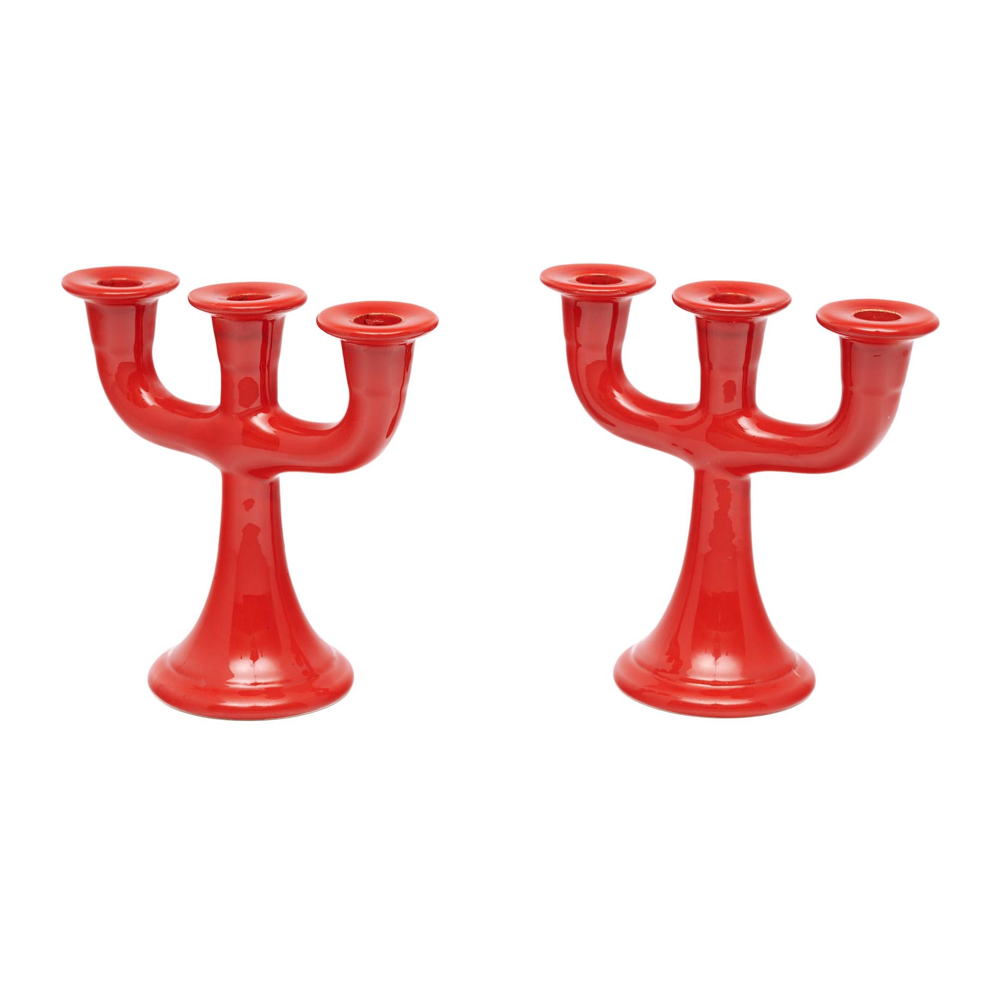 Francese Candelieri d'epoca Vallauris AM in vendita