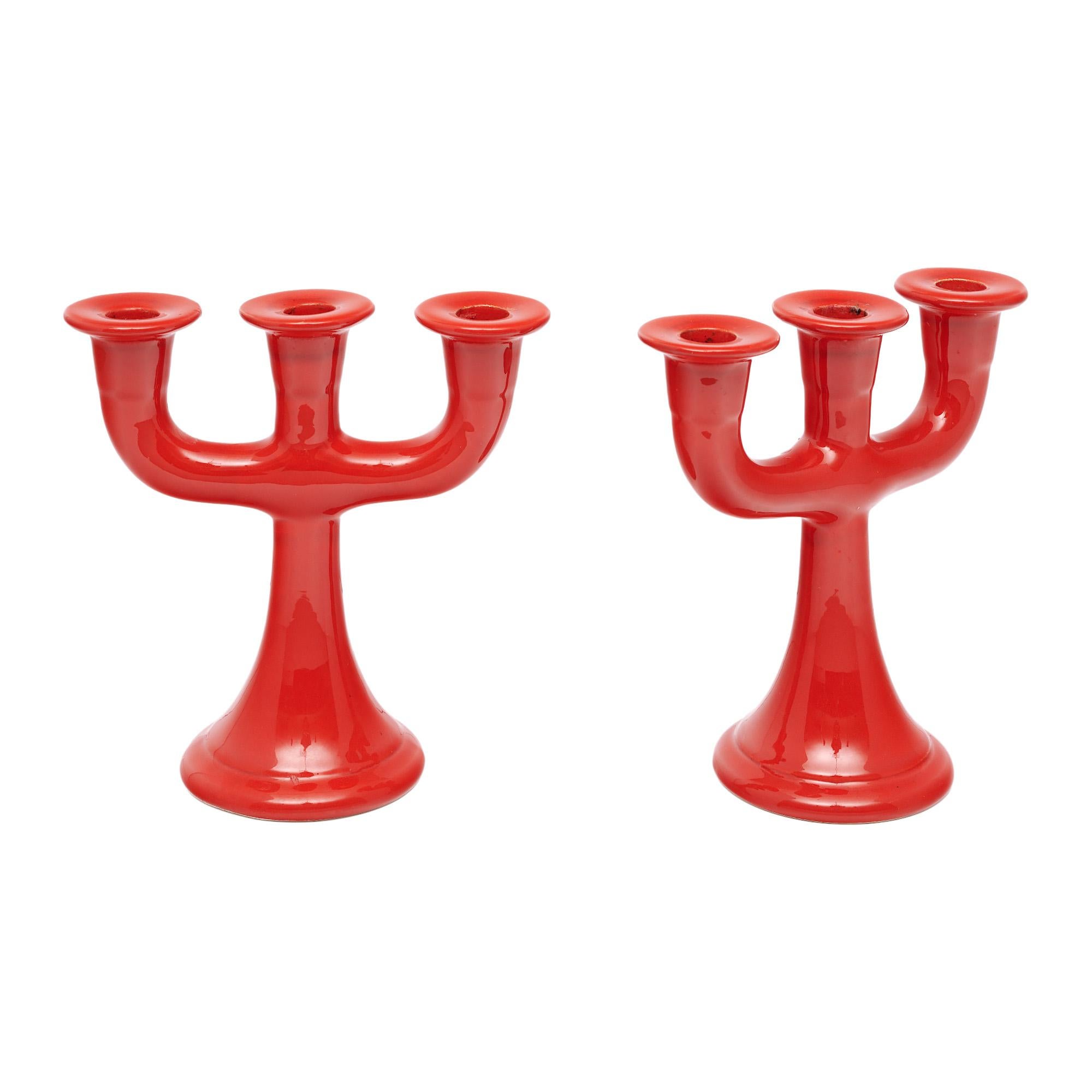 Ceramica Candelieri d'epoca Vallauris AM in vendita