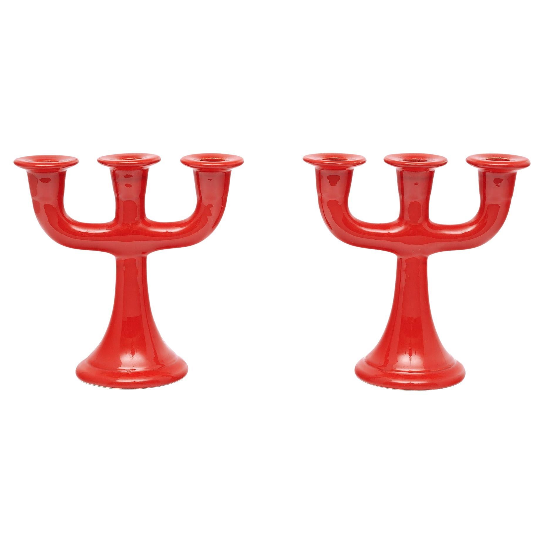 Vintage Vallauris Candlesticks